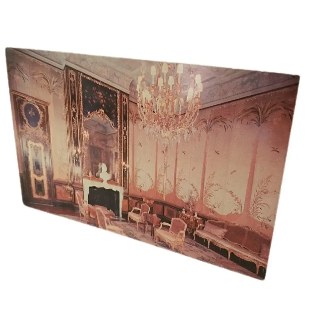 Vizcaya Postcard Dade County Art Museum Miami Florida Marie Antoinette Salon 70s